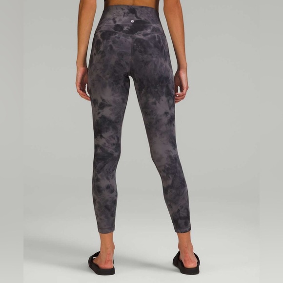 Lululemon Align High-Rise Pant 25" Diamond Dye Pitch Grey Graphite Grey Size 10 - Picture 1 of 5